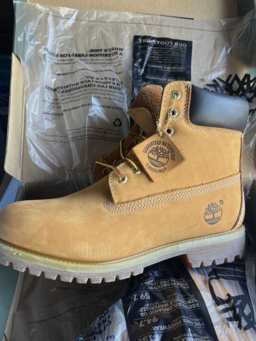 Men's Timberland Boots Wheat - Brand New w/ Box - Picture 4 of 4